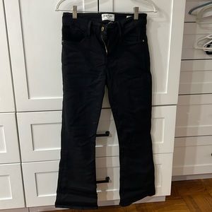 Frame Black Wide Leg Jeans